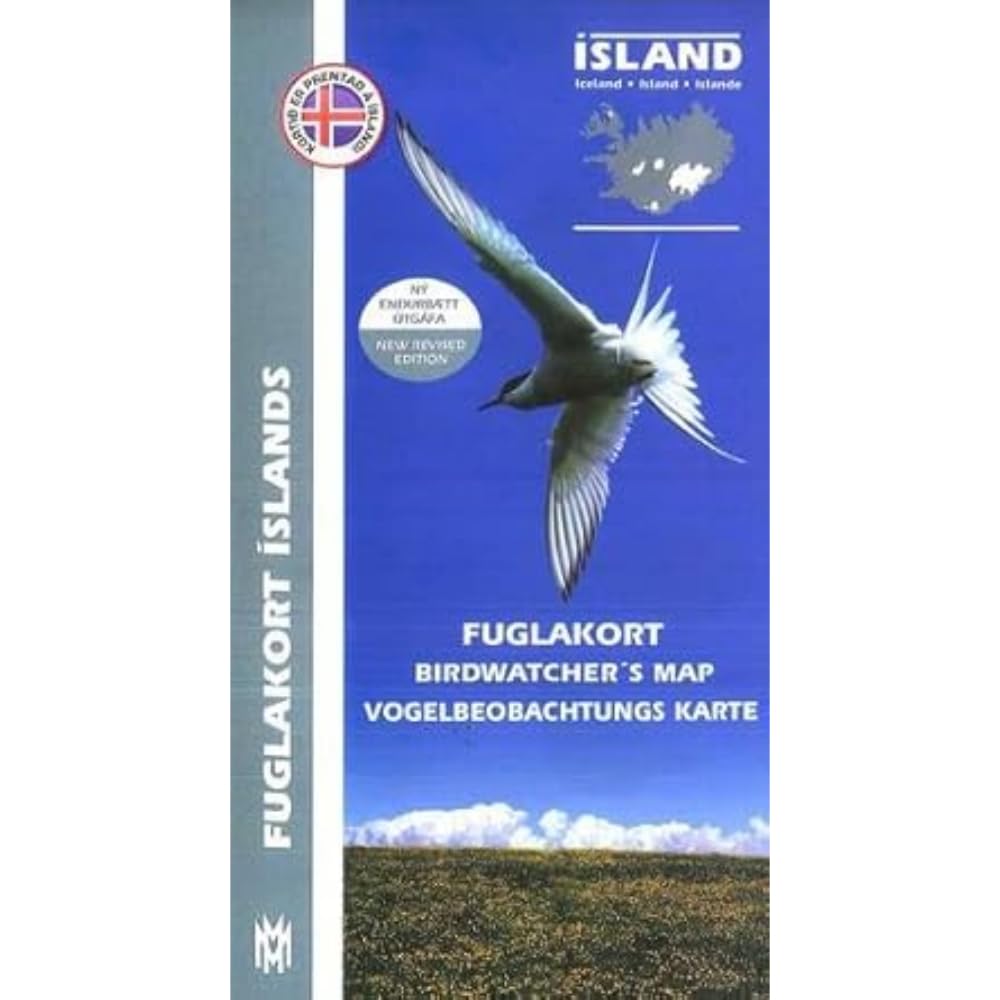 Birdwatchers' Map of Iceland (Sheet map, folded)