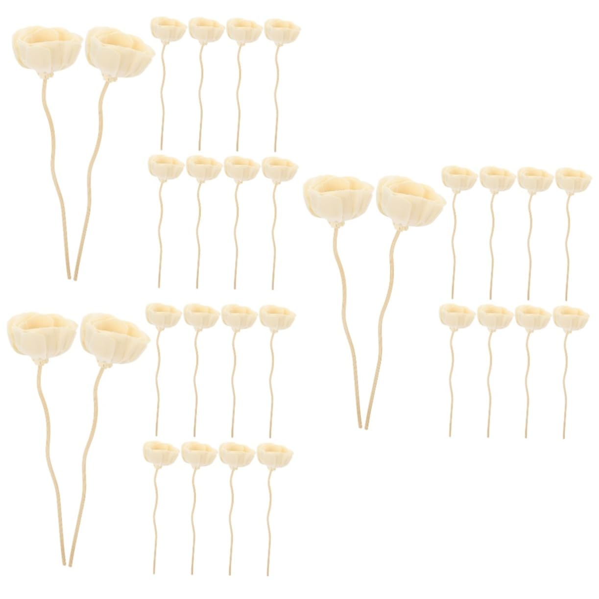 Gatuida 30stücke Aromadiffuser-stäbchen Rattan Ersetzbare Duftstäbchen Für Ätherische Öle Für Zuhause Büro Yoga-räume Und Wellnessbereiche