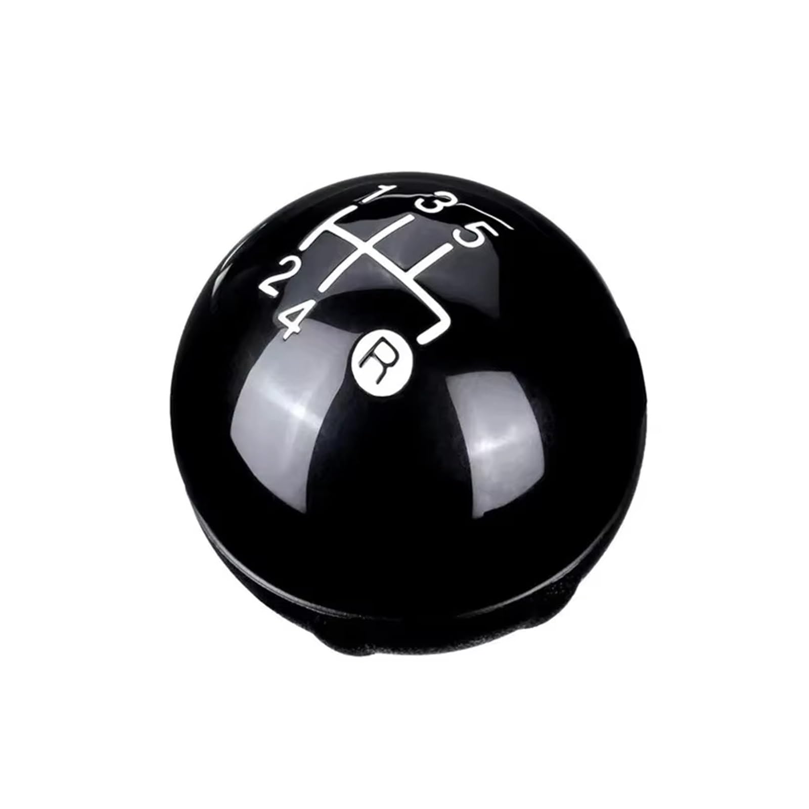 OUVECR Car Shift Gear Knob Handle for Fiat for 500 for 500c 2012 2013 5-Speed MT Gearshift Shifter Lever Stick Pen Head Ball Car Gear Shift Knob Gear Shift Cover