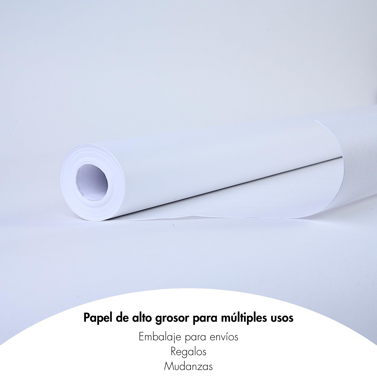 Dohe - White Kraft Paper Roll 100 cm x 25 m - 60 g/m², ECO: 100% Recycled Paper, Packaging & Shipping - Office Supplies - Image 4