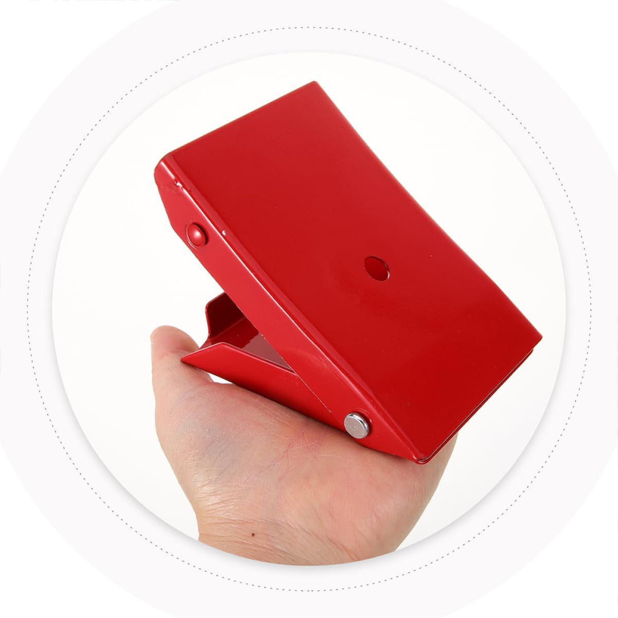 2pcs Metal Wheel Chocks with Superior Grip and Slip Resistance