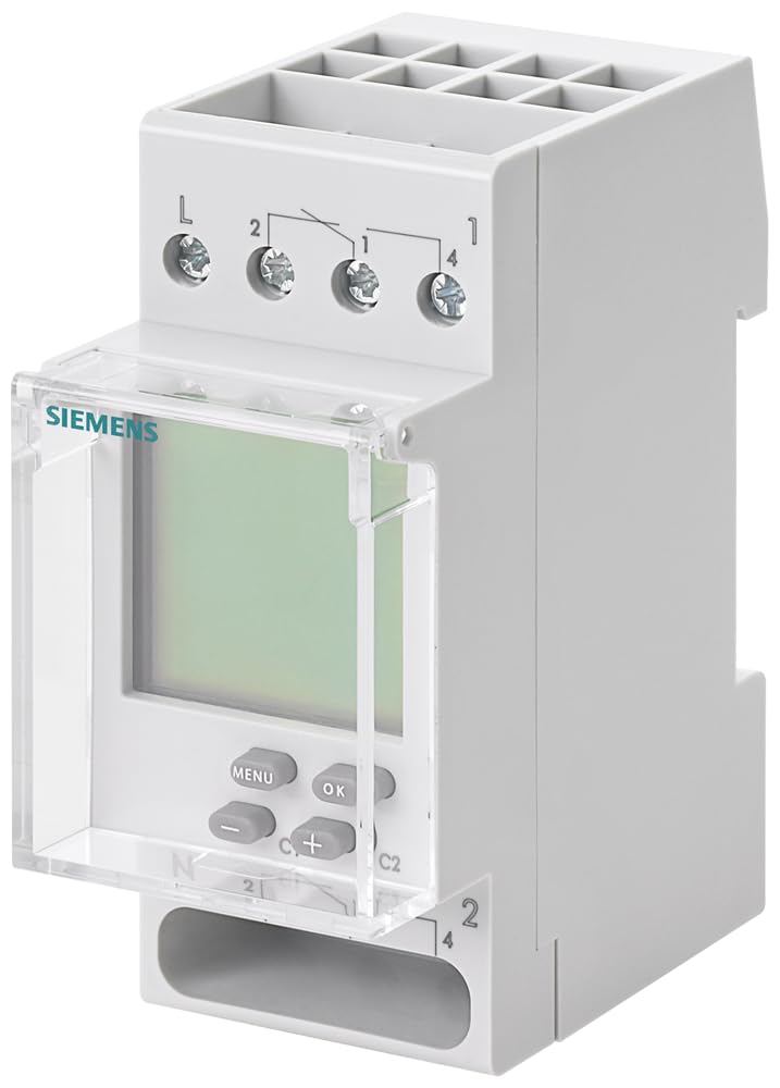 Siemens sentron - Interruptor horario Digital Top 2.0 2 Canal 230v Corriente alterna 16a