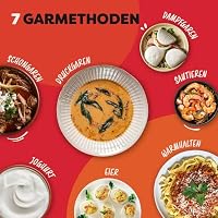 Instant Pot Multikocher, 3.8L 7-in-1 Smart Cooker - Schnellkochtopf, Schongarer, Reiskocher, Sautierpfanne, Joghurtbereiter, Dampfgarer und Speisewärmer - Meersalz Weiß – Ansicht 3