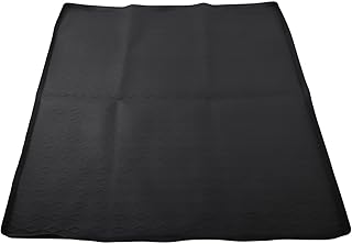 Alfombrilla de silicona para lavadora/secadora que ofrece una protección óptima contra el polvo para electrodomésticos (negro x 65 x 65 cm)