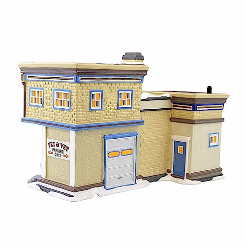 Enesco Snow Village Pet & Vet Light Building #TOP1