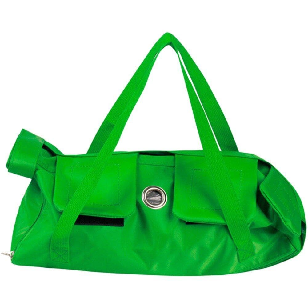 Sanfly Green Pet Carrier, Breathable Dog Cat Sling Carrier Bag Adjustable Cat Grooming Bag Foldable Pet Travel Carrier Tote Bag For Dogs Cats