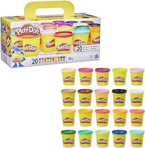 Play-Doh 20 tub z kolorową ciastoliną