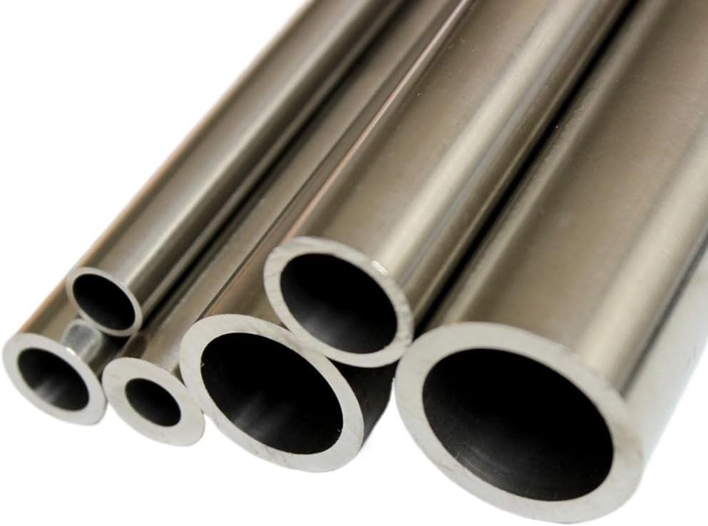 1pc Stainless Steel Capillary Lab Tube, Length 50cm Round Metal, Tubing Straight(30mm x 26mm)