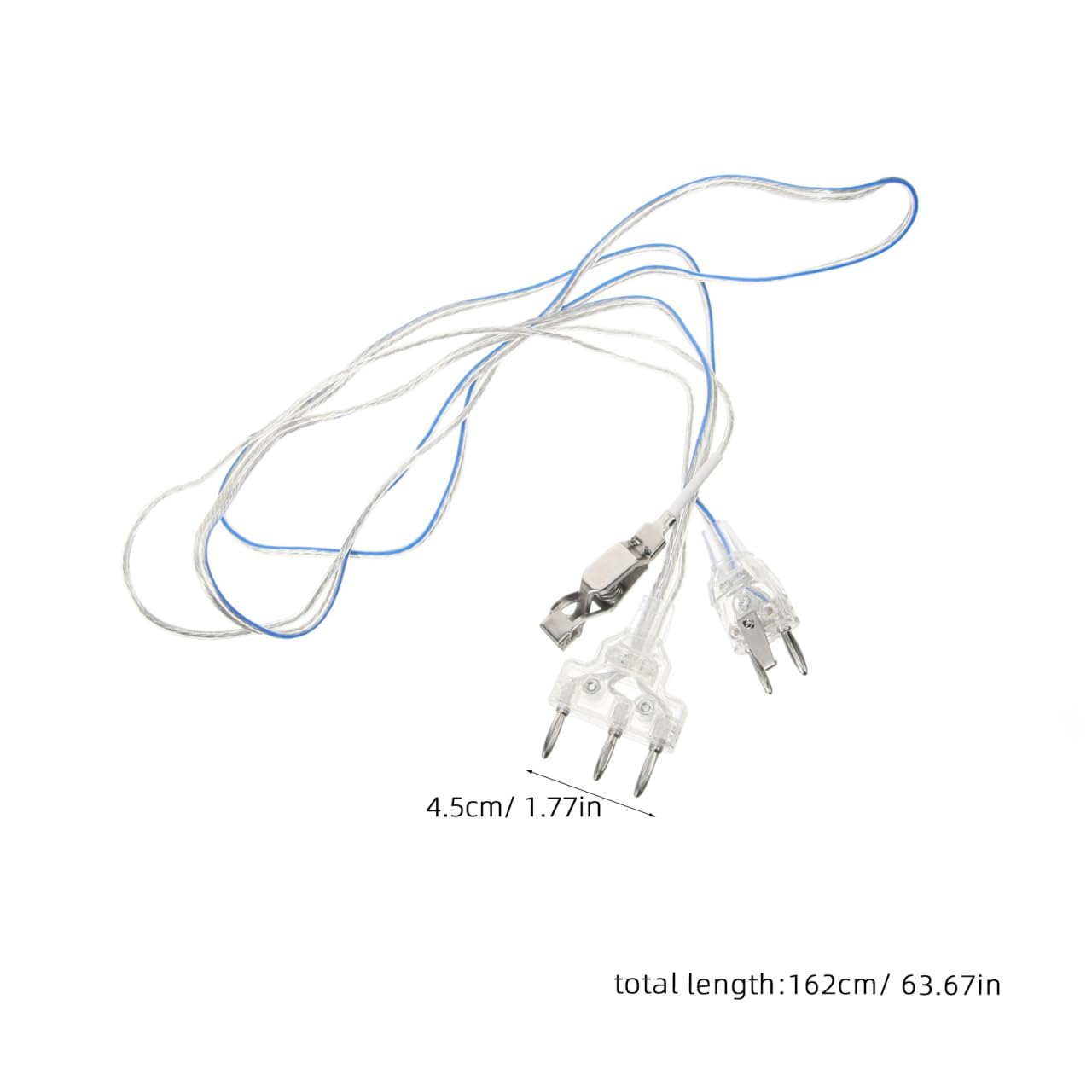 FOMIYES Pasante de Esgrima para Florete Cable de Cuerpo Profesional Transparente de Alta Conductividad Accesorio de Conexión Resistente para Entrenamiento y Competición