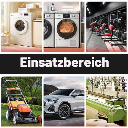 Keilriemen für Wäschetrockner 7ph2012, Keilriemen, kompatibel mit Logik LCD8W18 LCD7W18, Umfang 2010 mm, Breite 11,2 mm, Dicke 2,8 mm