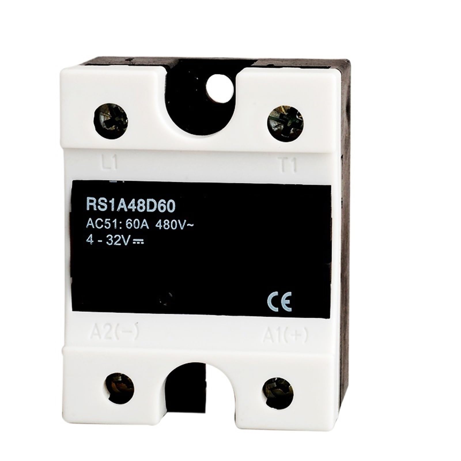 Relais statique SSR RS1A48D60 pour éliminer les pannes de contacteur mécanique 60A 42-530V AC