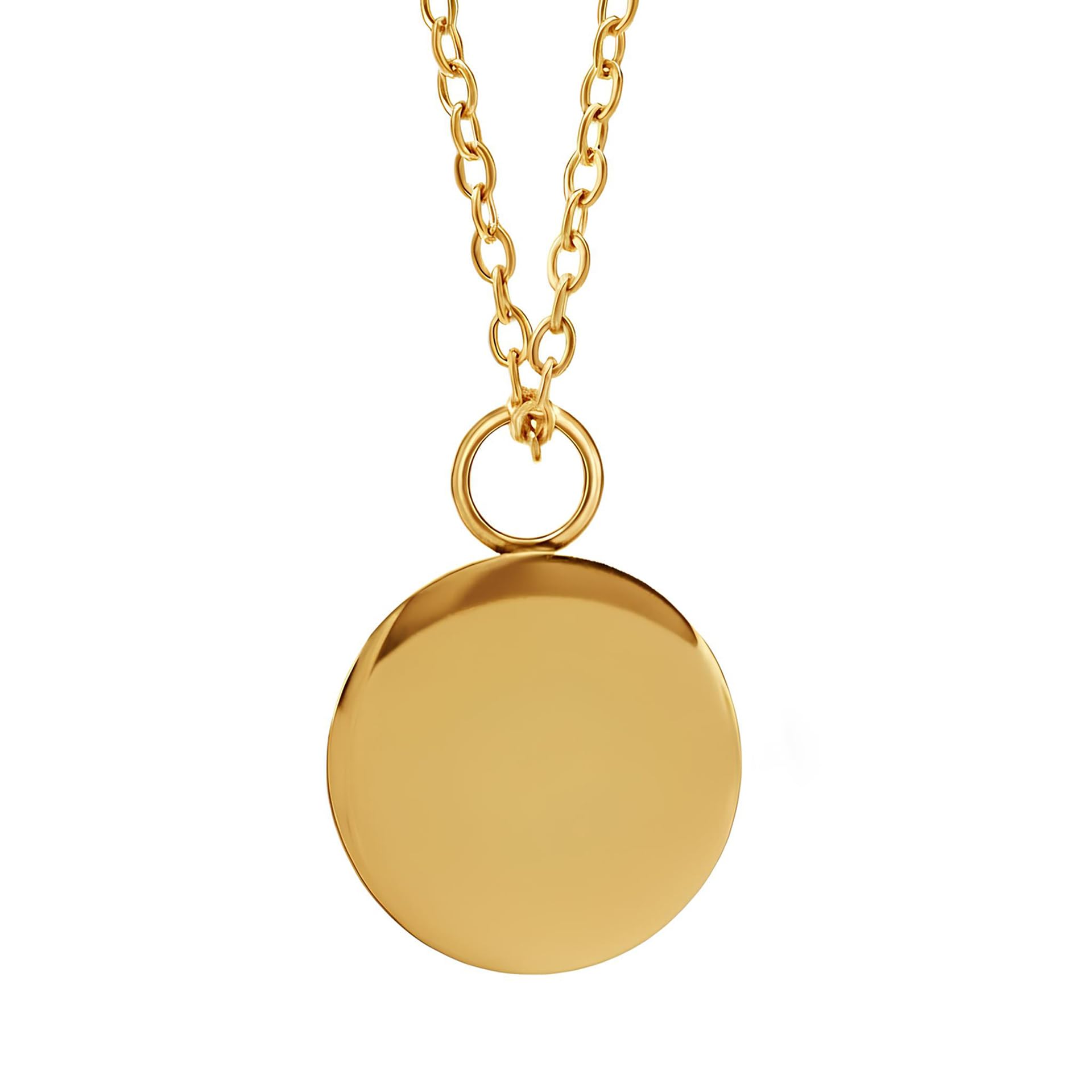 Cadena de urna para cenizas, cadena colgante de urna de animales, cilindro de acero inoxidable, espectral totalmente iridiscente (4º círculo de memoria, dorado)