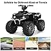 Pemberly Row 12V Kids 4 Wheeler ATV Quad Ride On Car w/LED Lights Music USB