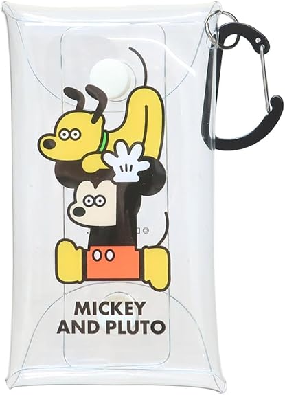 レトロ ディズニー ミッキー マルチケース 新品】ディズニーレトロ ミッキー＆ミニー 仕切りが動くマルチ