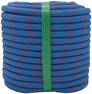 YUZENET Static Rock Climbing Rope 2/5 Inch 100 Feet Outdoor Safety Fire Escape