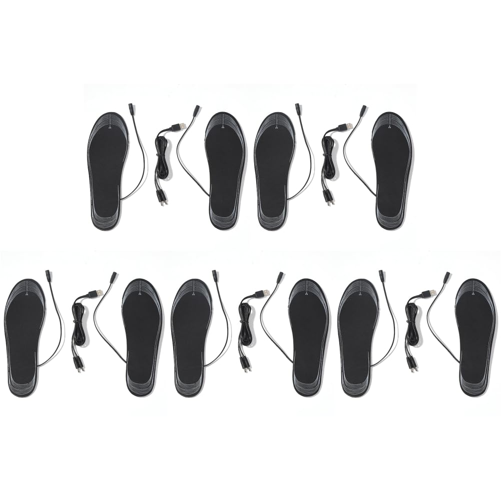 Solette riscaldate lavabili ricaricabili Temperatura regolabile Solette for scarpe riscaldate unisex multifunzionali for pesca invernale Escursionismo Campeggio