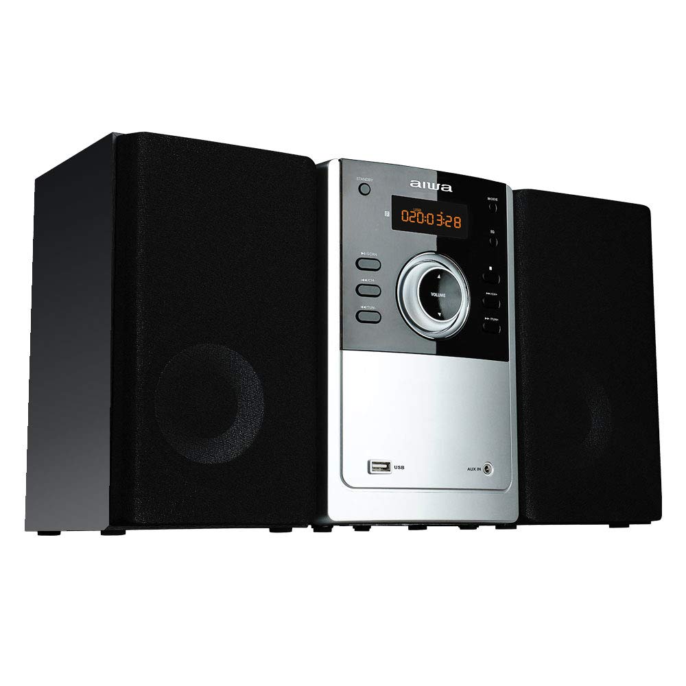 Aiwa DVD Micro Hi-Fi System with Bluetooth and FM Radio (AMD-805