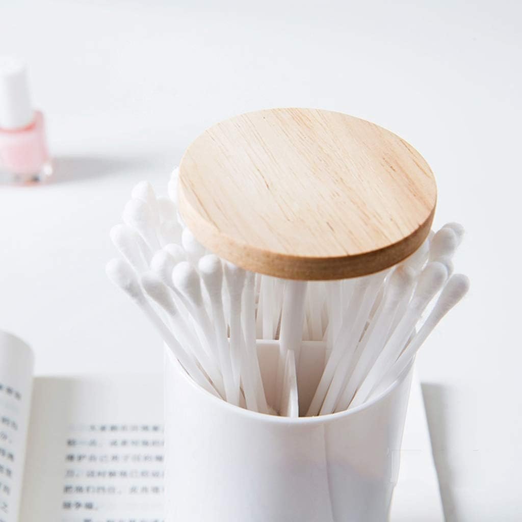 Toothpick Holder,Personality Automatic Pop-up Toothpick Holder Beauty Holder 11 * 6CM, White