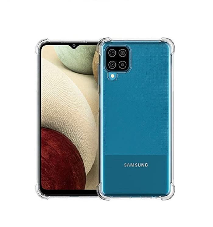 Image of COVERBLACK Transparent Rubber Back Cover for Samsung M32 4G - SM-M325F - Transparent