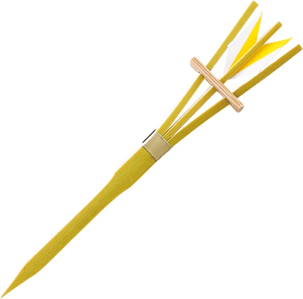 Manyo 18-343E Arrow Blade Rake Skewers, Green, 4.7 inches (12 cm), Pack of 30, Black image 3
