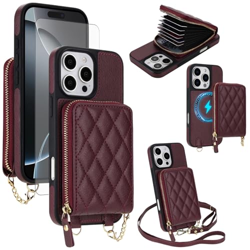 Coque iPhone 16 Pro protection RFID et portefeuille magnétique 2 en 1 amovible