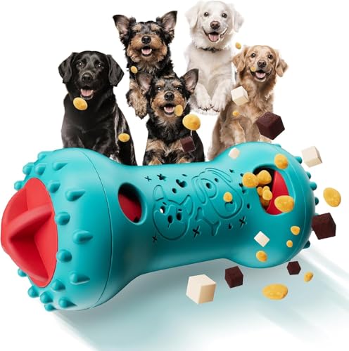 LUKITO Interactive Dog Toys for Boredom Dog Puzzle Toys for Mental Stimulation Treat Dispenser Slow Feeder Enrichment Toy for Dogs