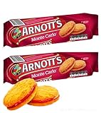 Arnott's Monte Carlo Jam & Cream Biscuits 250g (2 Pack)