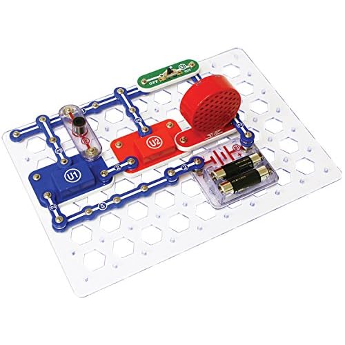 SNAP CIRCUITS Jr. SC-100 STEM Electronics Kit, 100+ Projects, Ages 8+