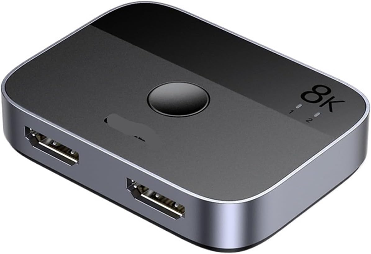 HDMI Two-in and one-Out Switch Version 2.1 8k high-Definition line Video Converter (Color : 8kHDMI2 in 1 Out, Size : HDMI 2.1)