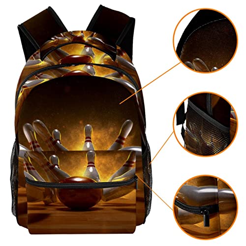Mochila para portátil con espacio de bola de boliche bolsas de viaje 3