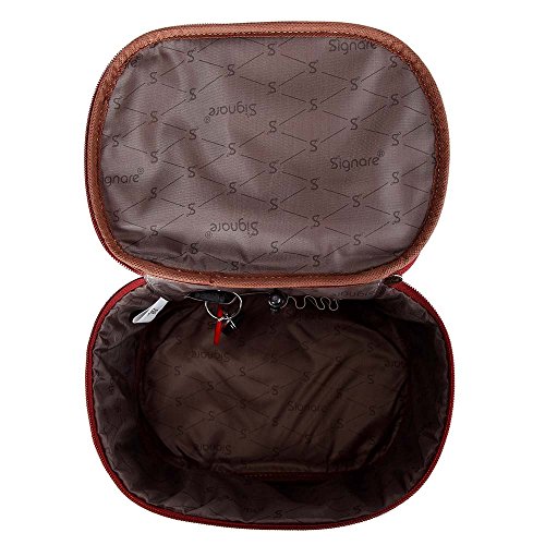 Signare Tapestry Toiletry Bag Makeup Organizer Bag For Women With Cheeky Cat Design (Toil-Cheky) #TOP5
