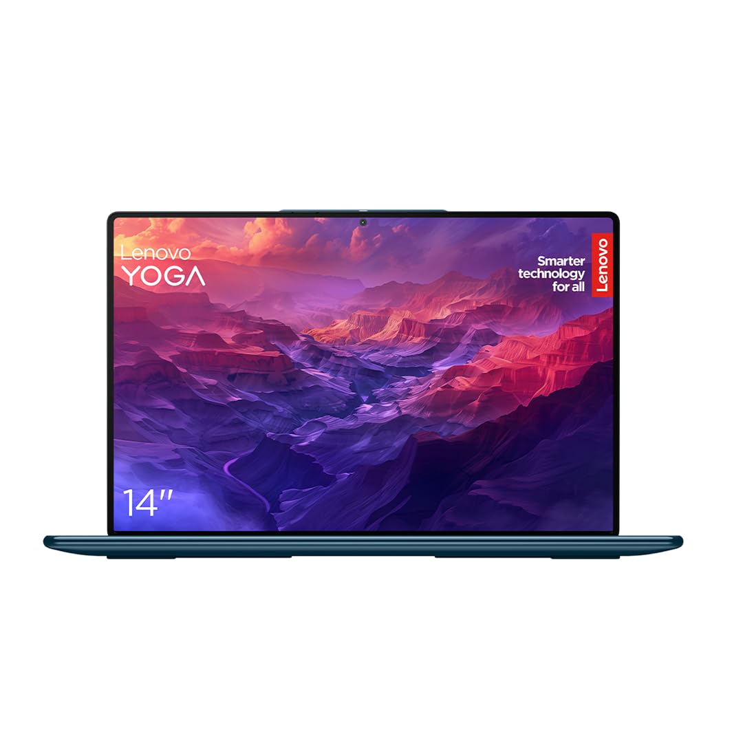 Lenovo Yoga Slim 9 14ILL10 - Ordinateur Portable 14'' 4K OLED WQUXGA Tactile Copilot+ (Intel Ultra 7 258V, RAM 32Go, SSD 1To, Intel Arc Graphics 140V, Windows 11 Home) Clavier AZERTY - Tidal Teal
