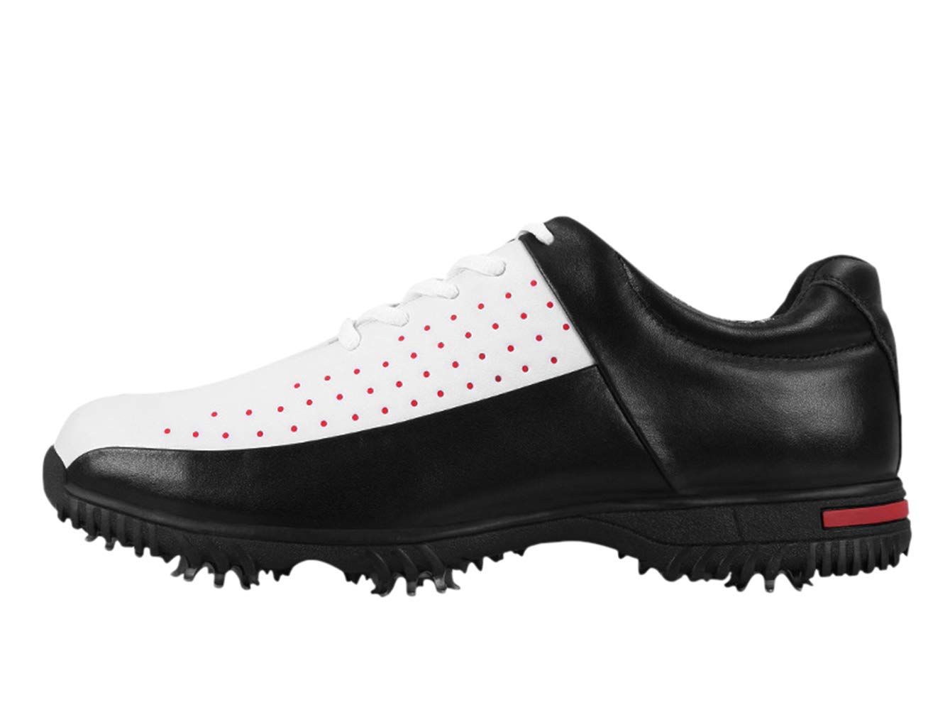 PGM Men's Waterproof Golf Shoes with Spikes Black