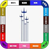 Rogue Squadron Emblem Symbol Starfighter Vinyl Decal Sticker for Vehicle Car Truck Motorcycle Window Bumper Laptop Wall - Customized Personalized Add Custom Text Font Sticker- Many Colors & Sizes