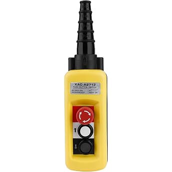 Crane Control Crane Chain Hoist Push Button Switch Chain Hoist Control Crane Hoist Control Emergency Stop Lifting Pendulum Control With Emergency Off