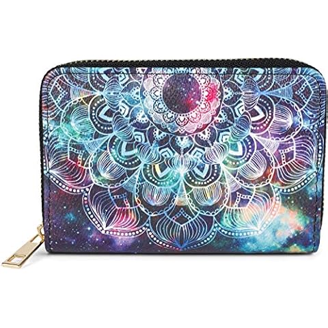 styleBREAKER Small Wallet with Mandala Pattern Cover