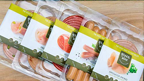 Green Slice Organic Vegan and Vegetarian Meat Alternatives Variety Pack, 8 Packs