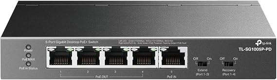 Jual Tp-link Tl-sg1005p 5-port Gigabit Desktop Switch With 4-port Poe Di Seller Risc Computer - Foto 3
