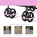 BABY JOY Double Umbrella Stroller, Lightweight Travel Side by Side Twin Stroller with Large Storage, Cup Holder, 5-Point Safety Harness, Adjustable Canopy & Compact Fold for Infant and Toddler (Pink)