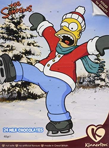 Kinnerton The Simpsons 24 Milk Chocolates