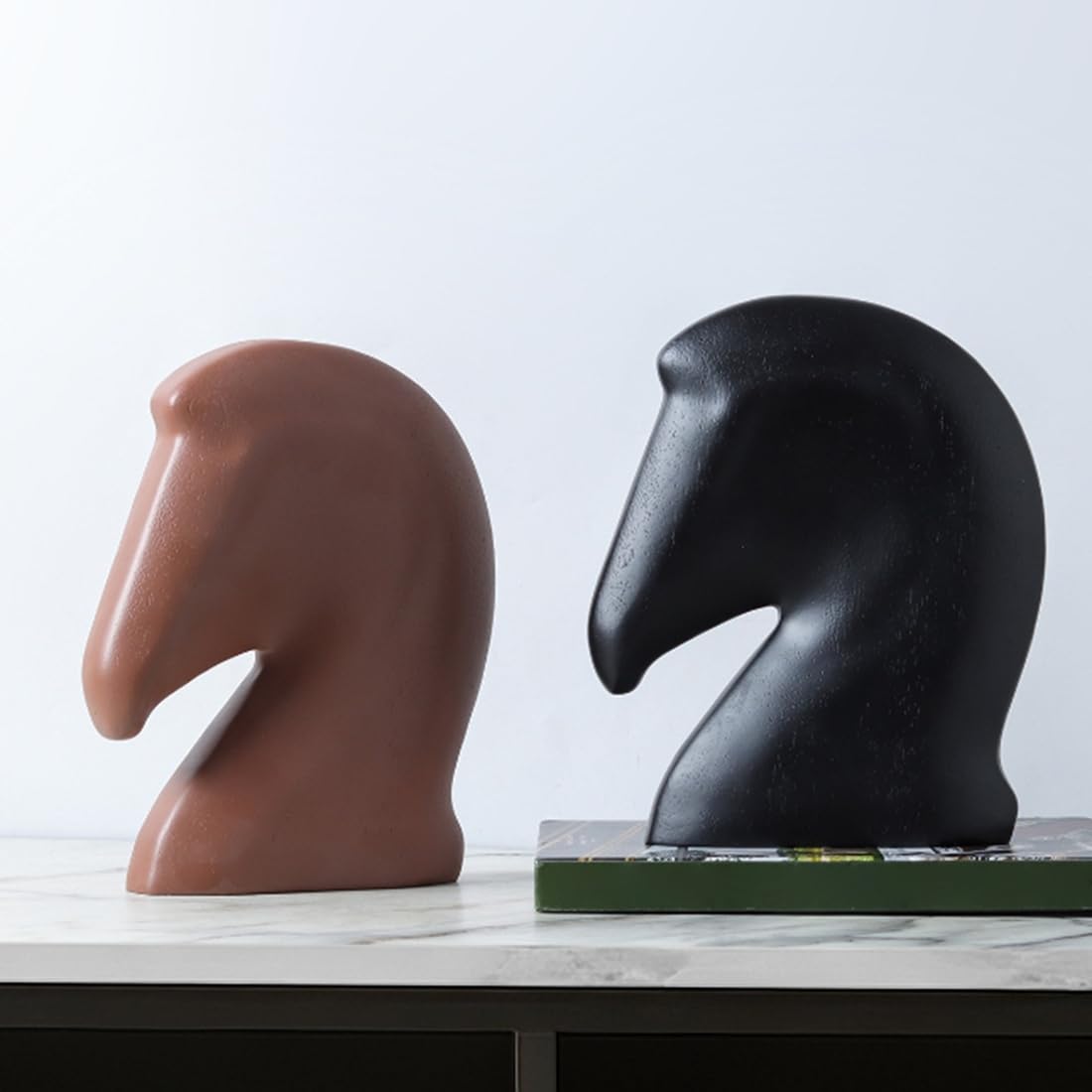 Ornamenti Moderni e Minimalisti in Resina A Forma di Testa di Astratta, Decorazione per Soggiorno, Ingresso, Ufficio, Scrivania, Estetica