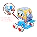 BeebeeRun Car Toys Gifts for Toddlers, Kids Pull-Back Vehicle Set - Soft Baby Toy Set with 4 Cars and Trucks
