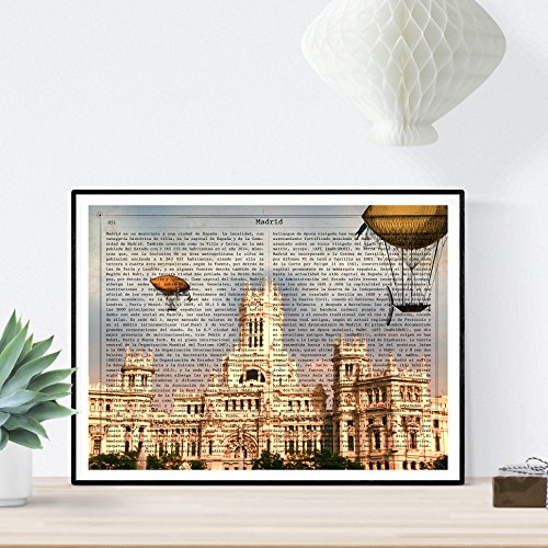 Nacnic City Art Madrid. Vintage style. Illustration