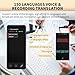 Language Translator Device No WiFi Needed, 2025 Upgraded AI Translator, Support 150 Languages Voice Instant Two-Way Translation, Offline/Recording/Photo Translator for Business Travel