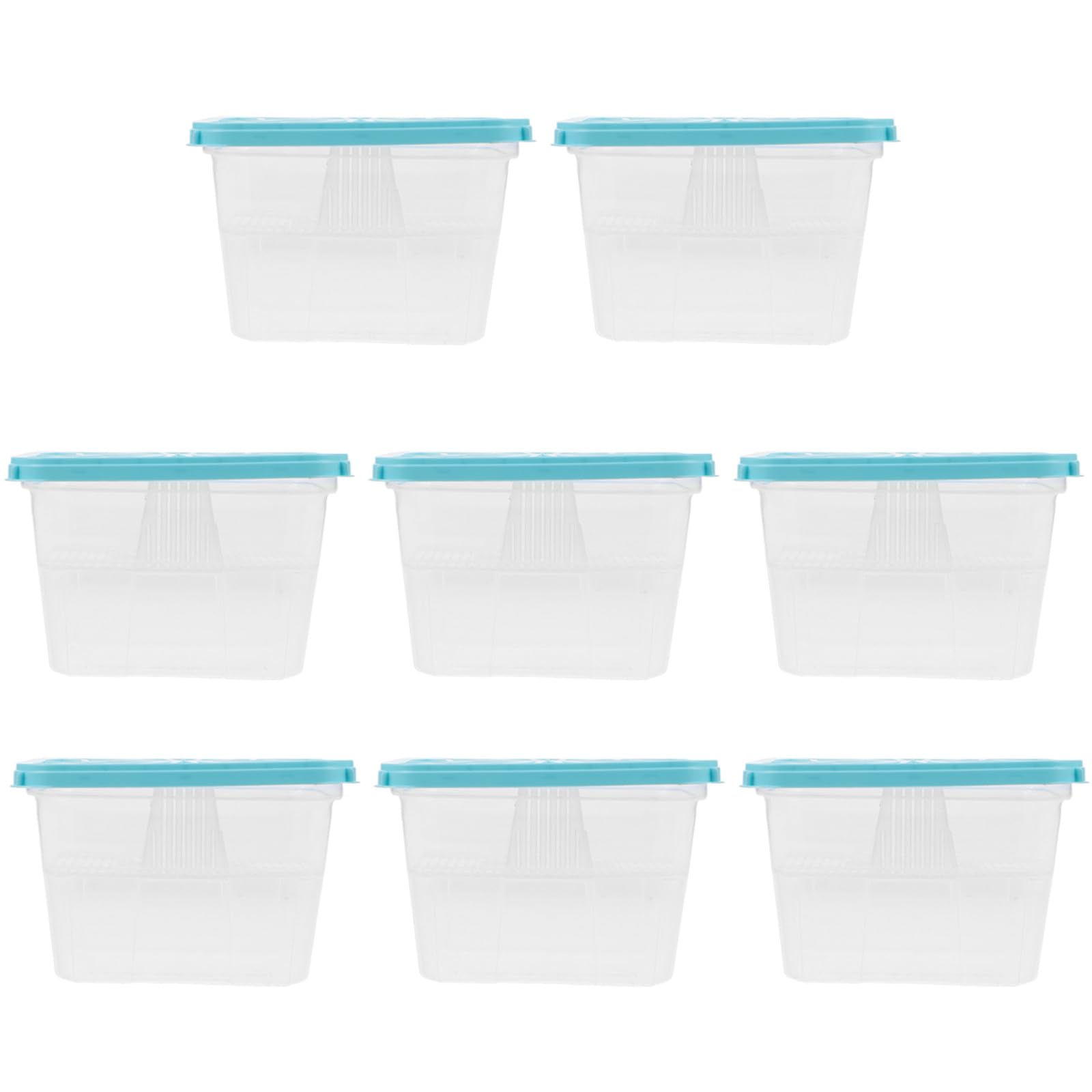 VALICLUD Caja Deshumidificadora Reutilizable para Armarios Contenedor Vacío para Absorbente de Humedad Soporte Plástico para Recarga 8 Piezas Control de Humedad Interior Uso Doméstico