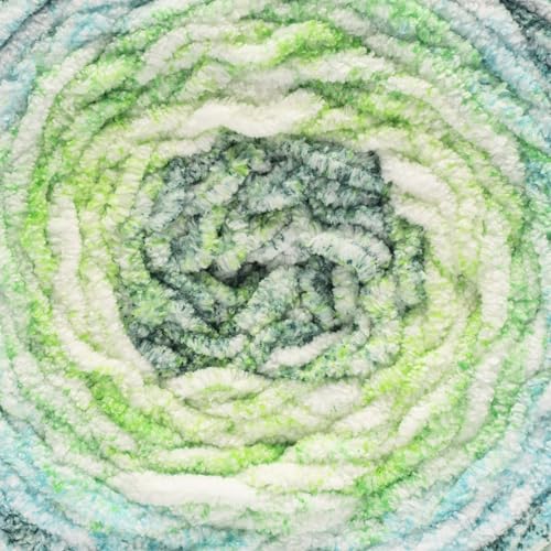Image of Bernat Blanket Ethereal Stripes Forest Walk Yarn - 2 Pack of 300g /10.5oz - 100% Polyester - #6 Super Bulky - 220 Yards - Knitting /Crochet