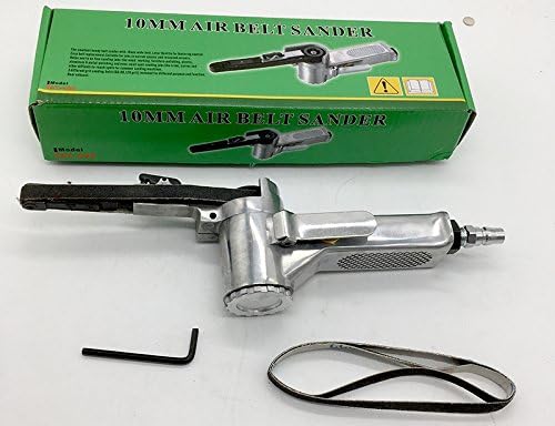 Miniatura 4 de CGOLDENWALL Lijadora de banda neumática de grado industrial Máquina de arena Máquina neumática de banda amoladora angular Máquina pulidora