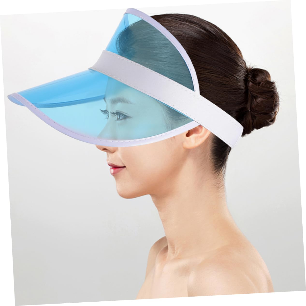 Toddmomy 8pezzi Cappellino Visiera Trasparente per Sole Protezione UV Estivi per Sport e attività all Colori
