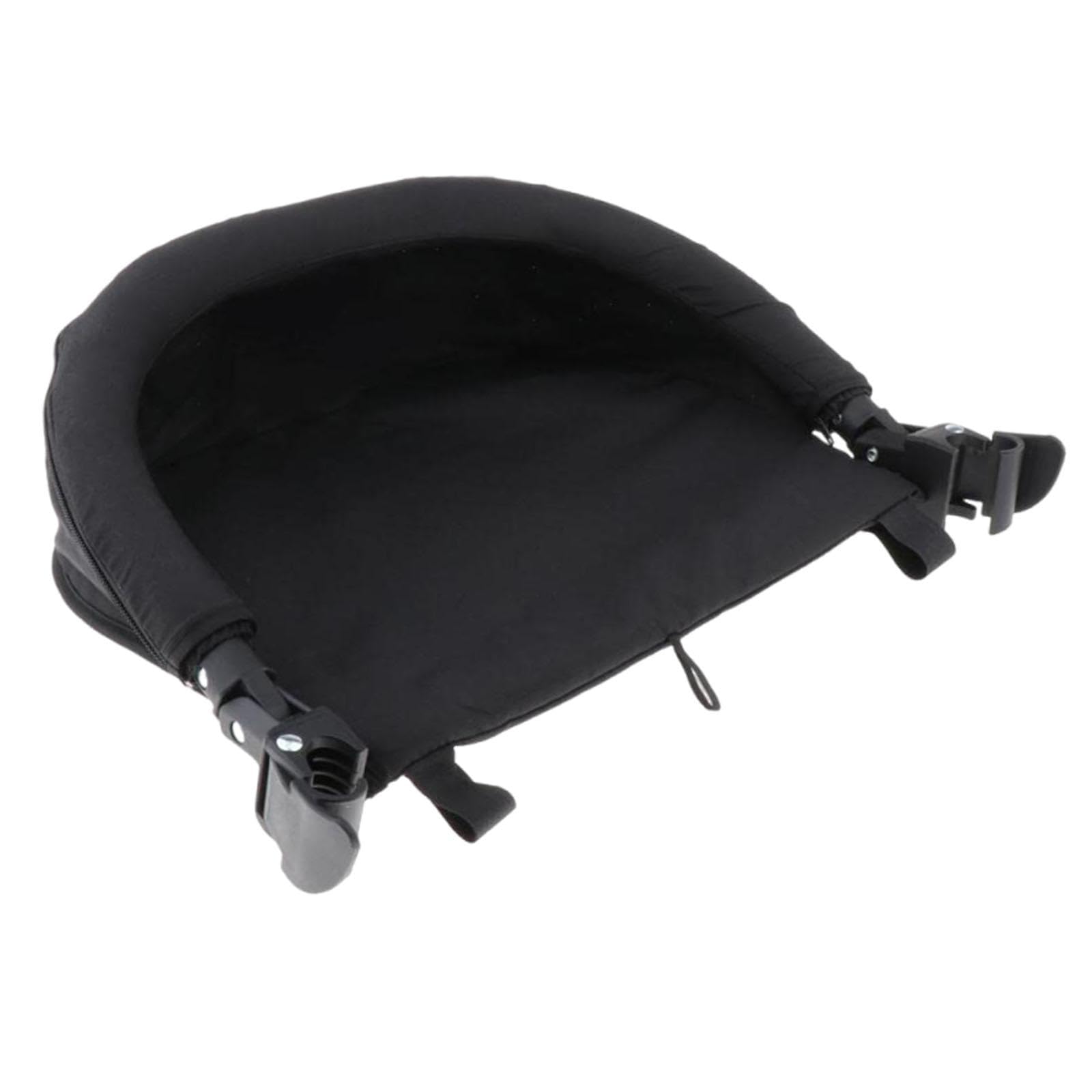 Sharplace Reposapiés Extensible para Cochecito de Bebé, Regalo, Fácil Instalación, Asiento Extendido Negro