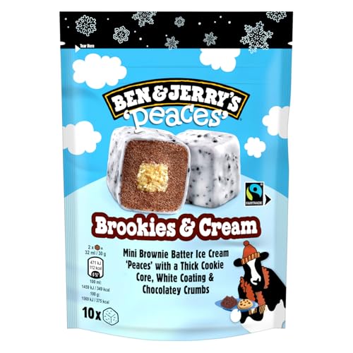 Ben & Jerry's Bites Helado Brookies & Cream, 15 ml x 10